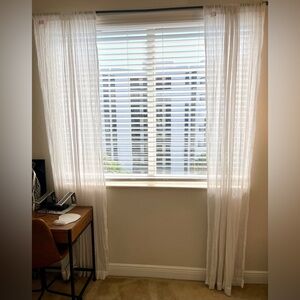 Opalhouse White Sheer Curtains